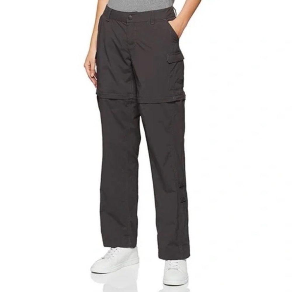 The North Face Paramount Valley Convertible Pants Dark Grey Women's Size 6 Long